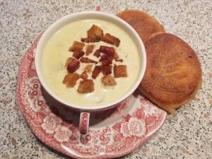 Käse-Lauch Suppe mal völlig anders