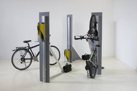 Fahrrad abstellen mal ganz innovativ mit der Parkis Fahradparkstation