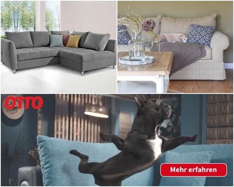 Deko und schöne Sofas und Sessel fürs Wohnzimmer: mit OTTO Shopping Festival / Werbung