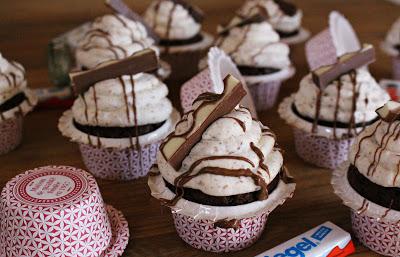 Kinderschokolade Cupcakes