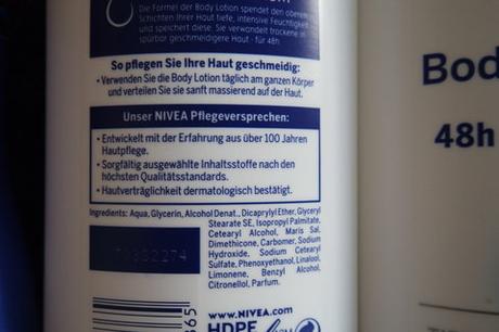 Die verbesserte Nivea Körperpflegeserie