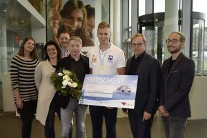 Ruder-Weltmeister Hannes Ocik zu Gast bei AIDA