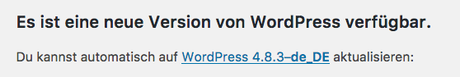 Update-ὄργια: WordPress 4.8.3, iOS 11.1 für iPhone, iPad…, iTunes 12.7.1 und macOs 10.13.1