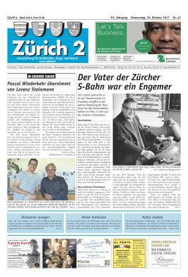 In eigener Sache: Ich bin neuer Redaktor beim «Zürich 2»