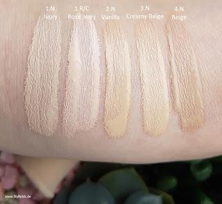 Perfect Match Concealer Swatches