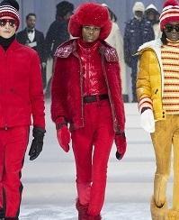 Dick auftragen mit Steppjacken in Signalfarben