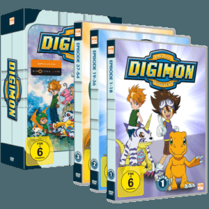 Anime Planet: „3 für 2“-Angebot und Digimon Komplettboxen