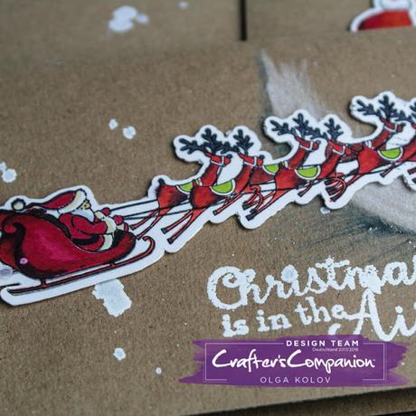 @olgakolov @crafterscompde #bild #cardmaking #markers #ausmalen #diy #stamps #rot #weihnachten