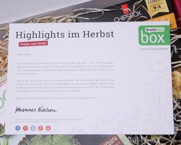 brandnooz Genuss Box November 2017