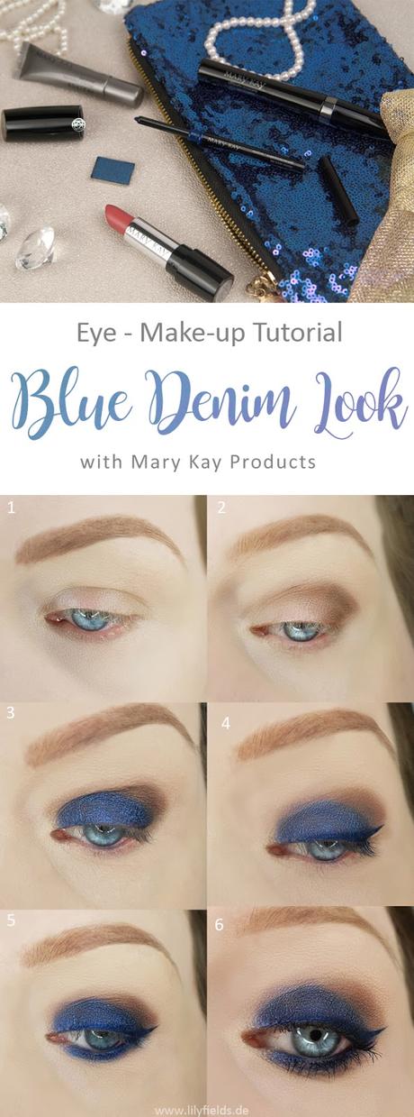  Mary Kay - Augen Make-up im Blue Denim-Look mit Step-by-Step Anleitung