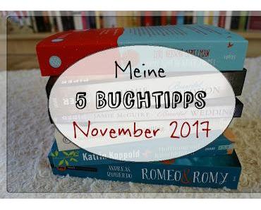 Meine 5 Buchtipps für den November '17