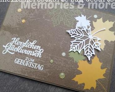 Schnelle Herbstkarte mit "Memorys and More"