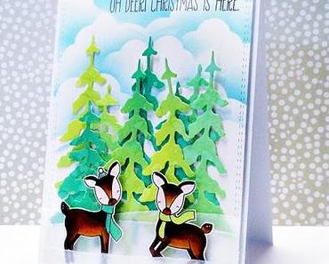 Oh Deer! Christmas is here | Cards und More Shop Blog Challenge | Card