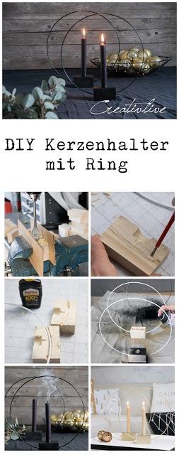 DIY Kerzenhalter RING