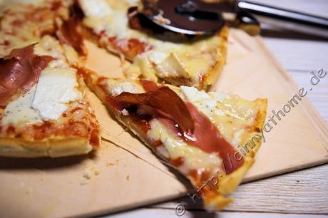 Pizza mit Ziegenkäse und Schinken ist einfach lecker #KlümperSchinkenmanufaktur #Food #FrBT17