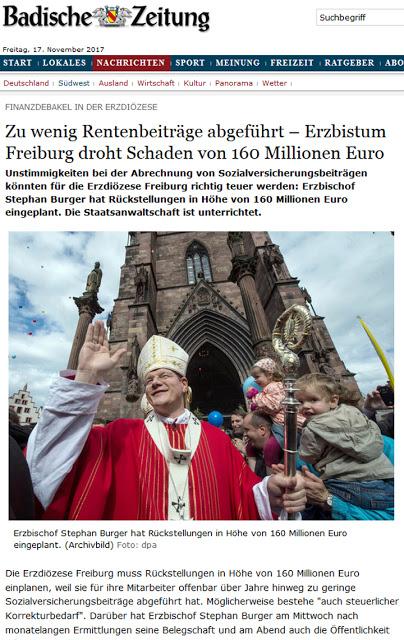 Kirchen Krimi: Der größte Raubzug des Erzbistums Freiburg. Von und mit Robert Zollitsch.