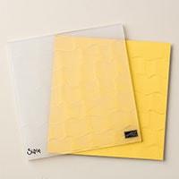 Ruffled Dynamic Textured Impressions Embossing Folder
