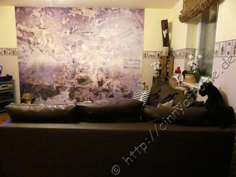 Wir haben nun die Zeit an unserer Wohnzimmerwand #Fototapete.de #DIY #FrBT17