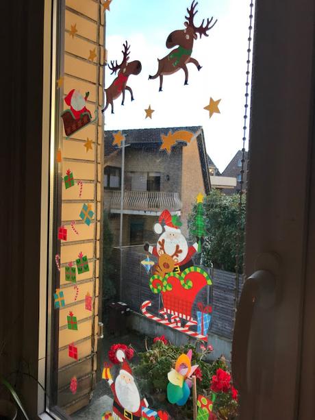 Wochenende in Bildern im November - Weihnachtliche Fensterdeko