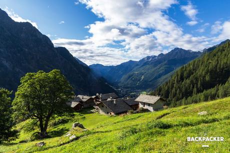 Wanderung zum Rifugio Alpenzu (Valle d’Aosta)