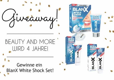 4 Jahre Beauty and More – BlanX White Shock Set Gewinnspiel