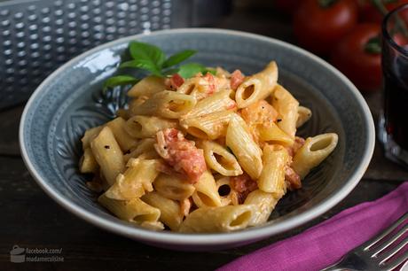 Pasta mit Tomaten & Crème Fraîche | Madame Cuisine Rezept