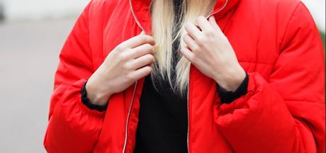 [fashion] red puffer jacket │how to wear