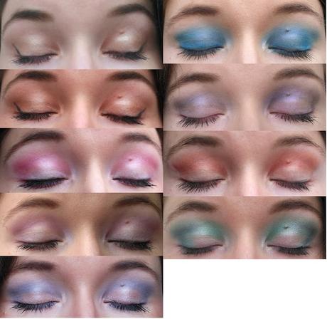 Makeup Revolution Mermaids Forever Palette 32 Ultra Professional Eyeshadows Tragebilder Augenswatches