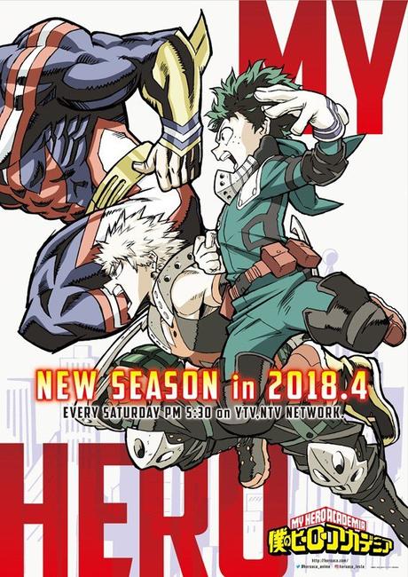 „My Hero Academia“ – 3. Staffel erscheint im April 2018