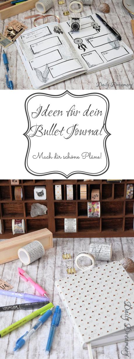 Ideen für dein Bullet Journal – mach dir schöne Pläne! [Anzeige]
