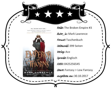 Mark Lawrence – Emperor of Thorns