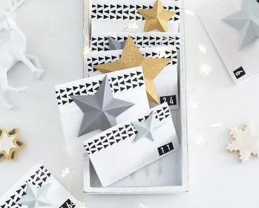 Für Kurzentschlossene: Last-Minute-Adventskalender + DIY Papiersterne