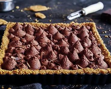 Gewürz Spekulatius Tarte mit Karamel & Schokoladen Mousse {Food Blogger Adventskalender 2017}