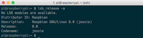 Raspbian/Debian Linux Version herausfinden (Wheezy, Jessi oder Stretch) – Raspberry Pi Debian