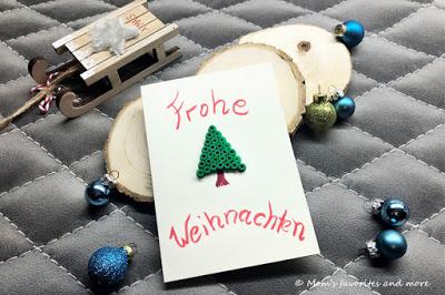 Türchen Nummer 4 - Weihnachtliches Basteln mit Sylvi von „Mom’s favorites and more“