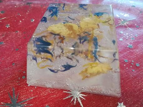 BloggerParade Adventskalender – Geschenkidee Blüten-Seife DIY