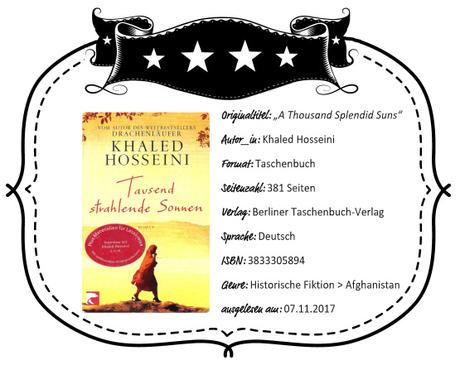 Khaled Hosseini – Tausend Strahlende Sonnen
