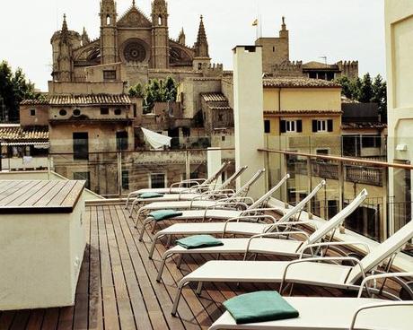 Hotel Tres/Mallorca: Personal Training mit Blick auf die Kathedrale. Bildnachweis: Hotel Tres