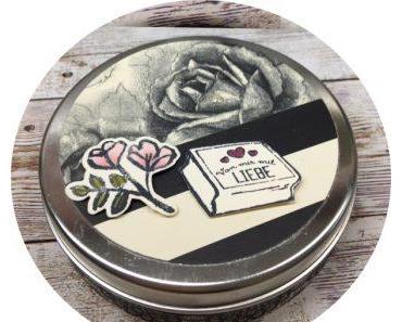 Mini-Scrapbook in der Dose