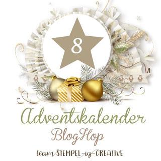 Stampin UP! Team Adventskalender Blog Hop - Türchen Nr. 8