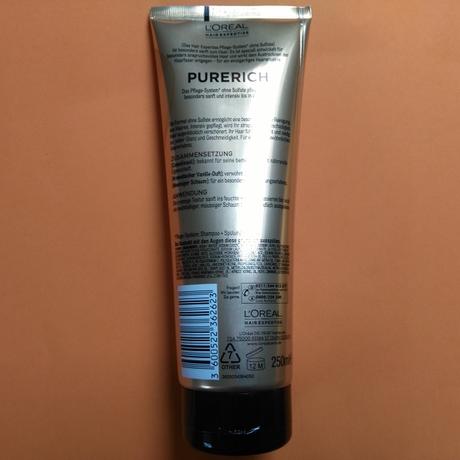 L’ORÉAL Paris Hair Expertise PureRich Shampoo Tube hinten