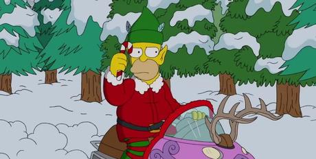 Simpsons Couch Gag aus der Weihnachts-Episode