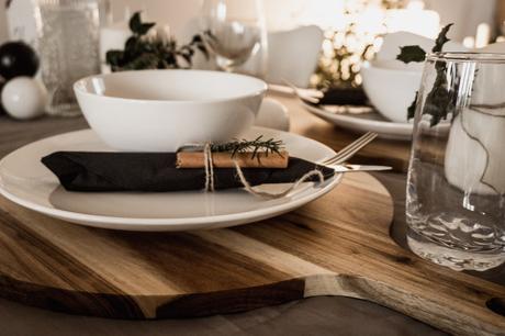 Natürliche Tischdeko für Weihnachten – Blogmas 13
