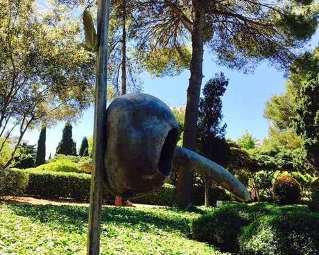 Kunstwerke von Joan Miró in Marivent Gärten/Mallorca. Bildnachweis: AHM PR/Kirsten Lehmkuhl