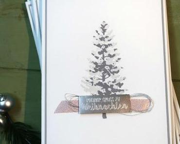 Ein zarter Weihnachtsbaum