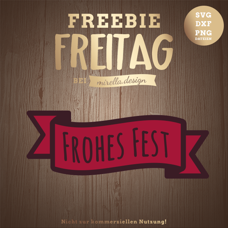 Freebie Freitag wünscht ein frohes Fest