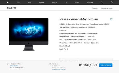 Der neue iMac Pro – teurer denn je