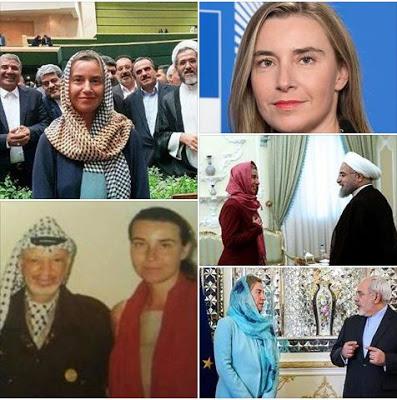 Federica Mogherini, Hohe Vertreterin der Europäischen Union für Außen- und Sicherheitspolitik, linksradikal und Islam affin