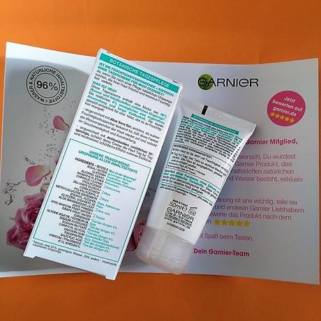 [Werbung] Garnier Botanische Tagespflege mit Aloe Gel + Perlodent med Brillantweiss Zahncreme