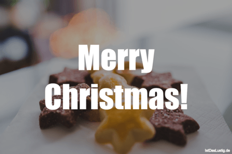 Lustiger BilderSpruch - Merry Christmas!
